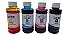 KIT TINTAS REFIL COMPATÍVEL CORANTE - CANON 4 CORES (GI190) G3100 G3110 G4110 - Imagem 3