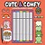 LIVRO DE COLORIR BOLD EASY VOL3CUTE AND COMFY C/ 6 CANETAS TOUTCH - Imagem 1