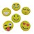 KIT 6 MINI BORRACHAS EMOJI - Imagem 3