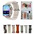 RELÓGIO SMARTWATCH HW MINI 2 - COM 7 PULSEIRAS - Imagem 1