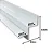 Tabica PVC Branca 3 Metros para Forro e Acabamento de Teto | Perfil Decorativo Moderno - Imagem 2