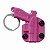 KIT 5 CHAVEIROS HOLSTER ROSA BÉLICA - Imagem 1