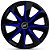 Calota Esportiva Universal Prime Black Blue Aro 14 - Imagem 1