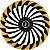 Calota Esportiva Universal Twister Black Yellow Aro 14 - Imagem 1