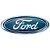 Emblema Ford Oval Pequeno Azul - Imagem 2