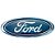 Emblema Ford Oval Pequeno Azul - Imagem 1
