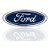 Emblema Grade F1000 Ford Oval Azul Grande - Imagem 1