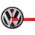 Kit Jogo de Sub Calota Centro de Roda Volkswagen 51mm 4 Peça - Imagem 2