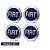 Jogo de Emblemas Adesivos Para Calotas Fiat Azul 51mm - Imagem 1