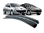 Calha De Chuva Defletor Peugeot 206 207 2000 a 2015 2 Portas - Imagem 2