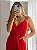 Vestido longo com fenda vivi vermelho - Imagem 3