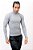 Blusa Canelada Gola Alta Manga Longa Santo Luxo Man Cinza - Imagem 1