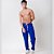Calça Viscolinho Pantacourt Azul Royal - Imagem 4
