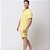Conjunto Viscose Camisa e Bermuda Santo Luxo Man Amarelo - Imagem 3