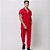 Conjunto Viscolinho Camisa e Calça Santo Luxo Man Vermelho - Imagem 1