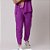 Calça Viscolinho Pantacourt Roxo - Imagem 4
