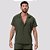 Camisa Viscolinho Verde Musgo - Imagem 4