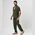 Conjunto Viscolinho Camisa e Calça Verde Musgo - Imagem 3