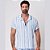 Camisa Viscolinho Listrado Azul - Imagem 1