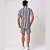Conjunto Viscolinho Camisa e Bermuda Listrado Preto - Imagem 2
