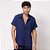 Camisa Viscolinho Azul Escuro - Imagem 1