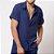 Camisa Viscolinho Azul Escuro - Imagem 4