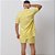 Conjunto Viscolinho Camisa e Shorts Amarelo - Imagem 3