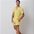 Conjunto Viscolinho Camisa e Shorts Amarelo - Imagem 4