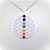 Medalhão Flor da Vida com Chakras - Imagem 2