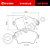 Brembo HP2000 Pads 07.D435.69 - Imagem 1