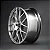 Enkei Raijin Silver 5x120 19x8,5 ET38 - 19x9,5 ET35 - BMW Fx Serie 1, 2, 3 - Imagem 4