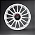 OZ Superturismo Evoluzione WRC Race White Red Let. 5x114,3 18x8 ET45 - Imagem 2