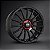 OZ Superturismo Evoluzione Gloss Black Red Let. 5x112 18x8 ET45 - Imagem 1