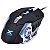Teclado e Mouse Gamer Vx Gaming Grifo - Mouse 2400 Dpi Cabo Usb 1.8 Metros Led Azul - Vgc-01a - Imagem 3