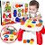 Mesa Infantil Didática Divertida Play Time Vermelha Cotiplás - Imagem 3