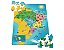MAPA DO BRASIL - QC 100 PC - QUEBRA-CABEÇA EDUCATIVO Toyster - Imagem 2