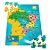 MAPA DO BRASIL - QC 100 PC - QUEBRA-CABEÇA EDUCATIVO Toyster - Imagem 3