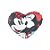 Almofada Formato Coracao Mickey Minnie - Zona - Imagem 1
