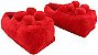 Pantufa Unissex Lego Vermelho - Zona - Imagem 1
