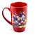 Caneca Esmalte Mickey E Minnie Vermelha - Mileno - Imagem 1