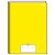Caderno Broc Cd 1m 80f Stiff Slim Amarelo -jandaia - Imagem 1