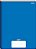 Caderno Broc Cd 1m 80f Stiff Slim Azul - Jandaia - Imagem 1