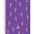 Caderno Esp Coleg Cd 10m 160f Lavender - Sd - Imagem 1