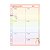 Refil A5 Planner Semanal Arco Iris - Octo - Imagem 1