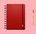 Caderno Inteligente Grande All Red - Cadintel - Imagem 1