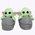 Pantufa Unissex Tam M 36/38 Baby Yoda - Zona - Imagem 1