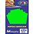 Papel A4 180g 20f Neon Verde - Off Paper - Imagem 1