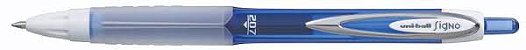 Caneta Retratil 0,7mm Signo 207 Azul - Uni - Imagem 2