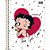 Caderno Esp Cd Univ 10m 160f Betty Boop - Tilibra - Imagem 1