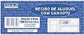 Bloco Recibo De Aluguel C/canhoto 50f 215x94mm- Sd - Imagem 1